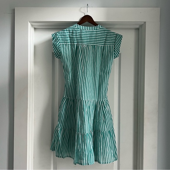 Oliphant Roll Sleeve Striped Dress - Picture 8 of 11